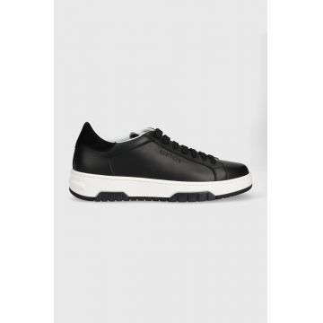 Off Play sneakers din piele FIRENZE culoarea negru, FIRENZE 1 BLACK WHITE