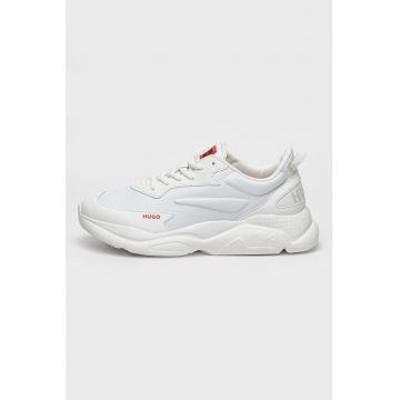 Pantofi sport cu garnituri de piele ecologica Leon