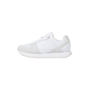 Pantofi sport cu insertii de piele intoarsa