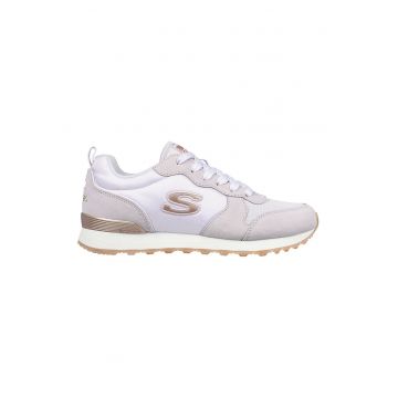 Pantofi sport cu insertii din piele intoarsa