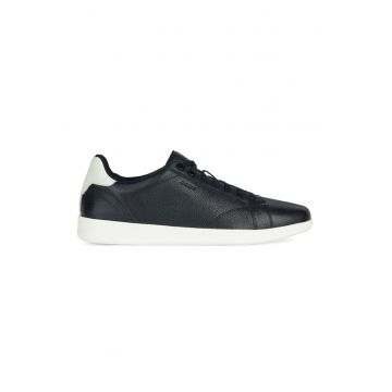 Pantofi sport de piele cu detalii de piele ecologica