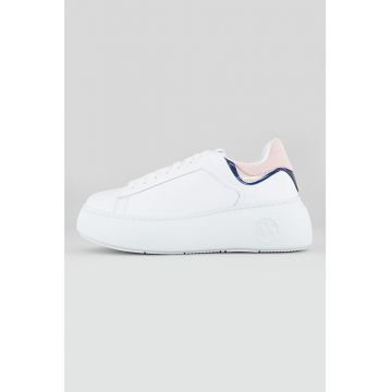 Pantofi sport de piele cu logo