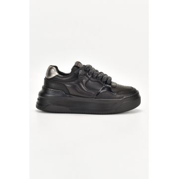 Pantofi sport de piele cu logo