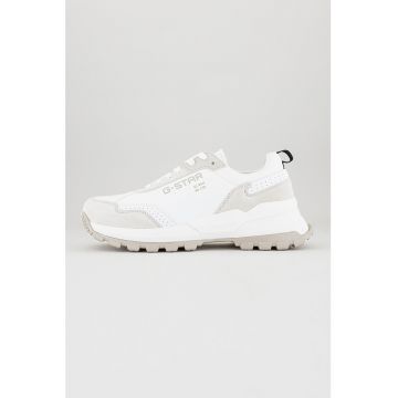 Pantofi sport de piele ecologica cu garnituri de piele intoarsa