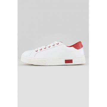 Pantofi sport din piele cu logo