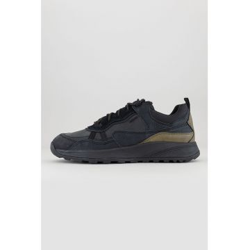 Pantofi sport low-cut cu segmente de piele ecologica