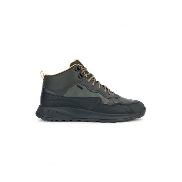 Pantofi sport mid-high impermeabili cu garnituri de piele intoarsa