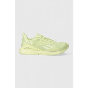 Reebok pantofi de antrenament Nanoflex TR 2.0 V2 culoarea verde