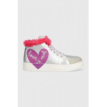 Agatha Ruiz de la Prada sneakers pentru copii culoarea argintiu