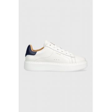 Alohas sneakers din piele tb.65 culoarea alb, S00603.17