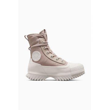 Converse tenisi Chuck Taylor All Star Lugged 2.0 CC femei, culoarea bej, A04668C