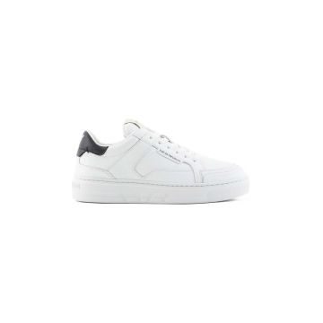 Emporio Armani sneakers din piele culoarea alb, X3X188 XF724 D611