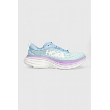 Hoka One One pantofi de alergat Bondi 8 culoarea turcoaz, 1127952 1127952-BGWN
