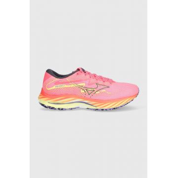 Mizuno pantofi de alergat Wave Rider 27 culoarea roz