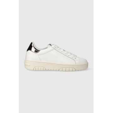 Off Play sneakers din piele FIRENZE culoarea alb, FIRENZE 1 WHITE GREY LAM