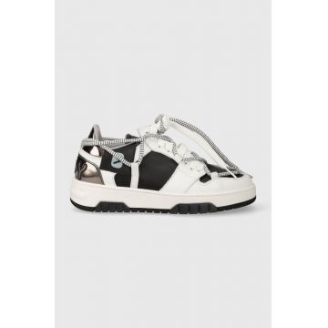Off Play sneakers din piele SORRENTO culoarea alb, SORRENTO 1 WHITE, BLACK SILVER LAM