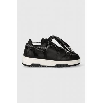 Off Play sneakers din piele SORRENTO culoarea negru, SORRENTO 1 BLACK, GLITTER