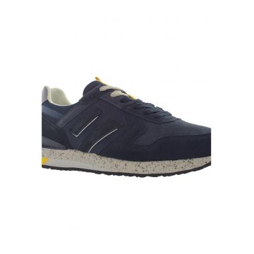 Pantofi sport cu garnituri de piele intoarsa
