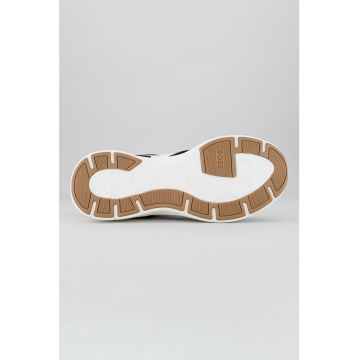 Pantofi sport cu garnituri de piele intoarsa si plasa Owen