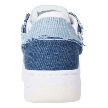 Pantofi sport cu insertii de denim