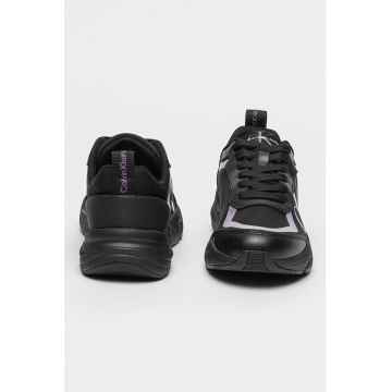 Pantofi sport cu insertii de piele