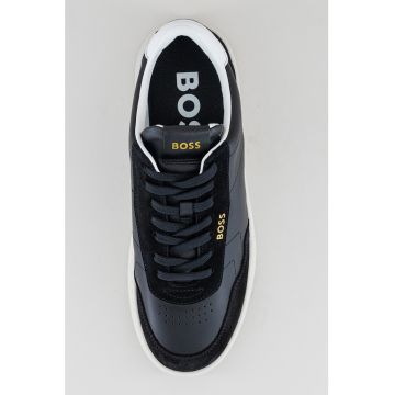Pantofi sport de piele cu garnituri de piele intoarsa Baltimore