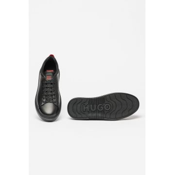 Pantofi sport de piele cu garnituri de piele intoarsa Blake