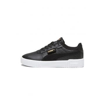 Pantofi sport de piele cu garnituri din piele intoarsa Carina 2.0 Logobsession