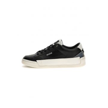 Pantofi sport de piele cu model colorblock