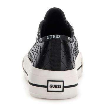 Pantofi sport de piele ecologica cu garnituri cusute
