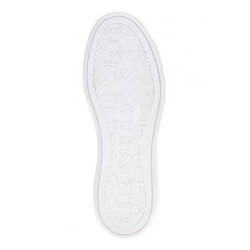 Pantofi sport de piele ecologica cu logo