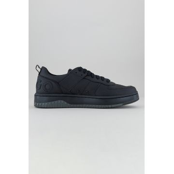 Pantofi sport de piele ecologica cu logo cusut