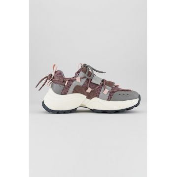 Pantofi sport de piele ecologica si material textil Tazmania