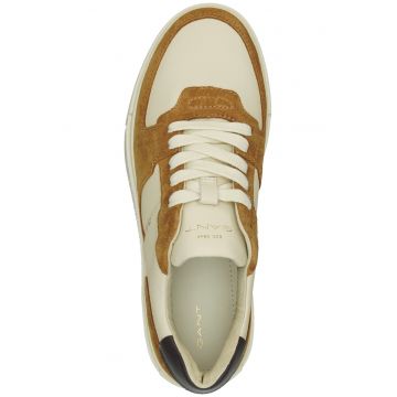 Pantofi sport de piele si piele intoarsa