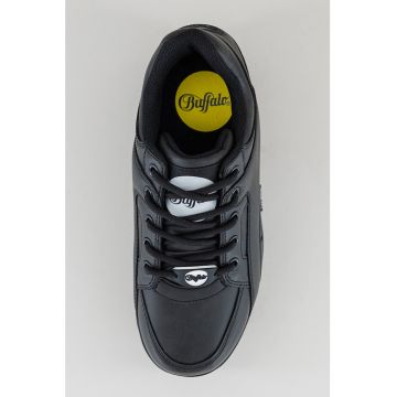 Pantofi sport flatform de piele ecologica