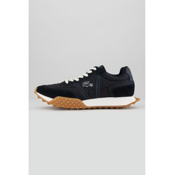 Pantofi sport low cut cu garnituri din piele intoarsa