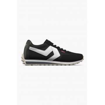 Pantofi sport low-top cu garnituri de piele intoarsa