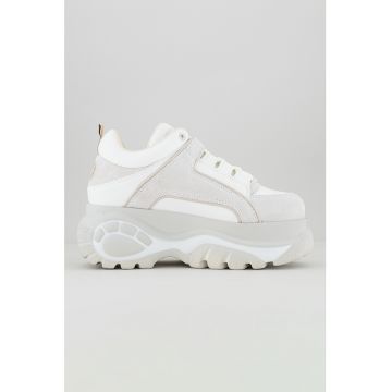 Pantofi sport masivi de piele ecologica si piele intoarsa ecologica