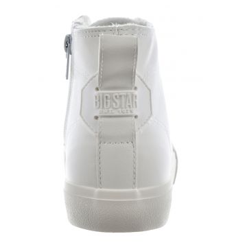 Pantofi sport mid-high de piele ecologica