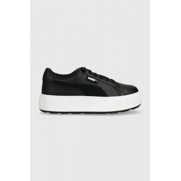 Puma sneakers din piele Karmen Logobsession culoarea negru