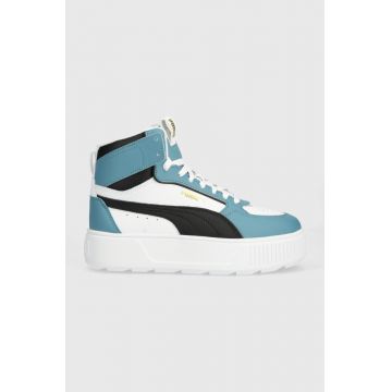 Puma sneakers Karmen Rebelle Mid culoarea turcoaz