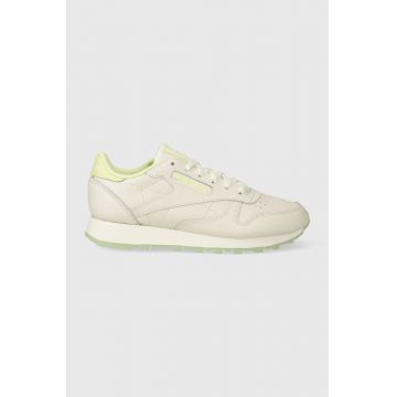 Reebok Classic sneakers din piele CLASSIC LEATHER culoarea alb 100033449