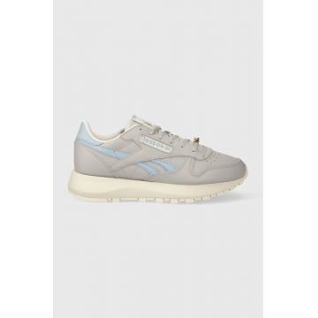 Reebok Classic sneakers din piele CLASSIC LEATHER culoarea gri