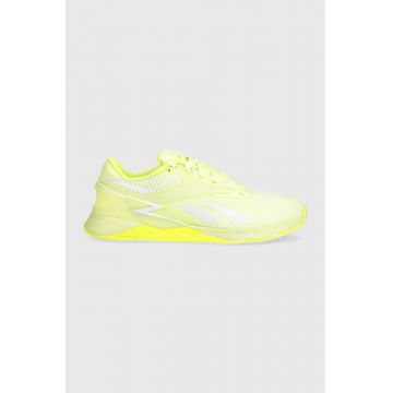 Reebok pantofi de antrenament Nano X3 culoarea galben