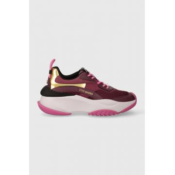 Steve Madden sneakers Belissimo culoarea bordo, SM11002623