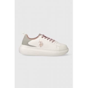 U.S. Polo Assn. sneakers HELIS culoarea alb, HELIS026W/CYH1