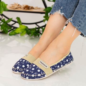 Espadrile Dama E124 Navy | Fashion