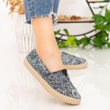 Espadrile Dama E48 Black | Fashion