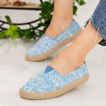 Espadrile Dama E48 Light Blue | Fashion