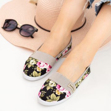 Espadrile Dama E8 Black | Fashion